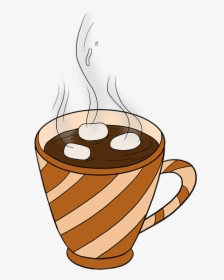 Hot Chocolate Tea Free Drawing Drink - Hot Chocolate Drink Drawing, HD Png Download, Transparent PNG