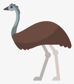 Emu Vector , Png Download - Emu Cartoon Australian Animals, Transparent Png, Transparent PNG
