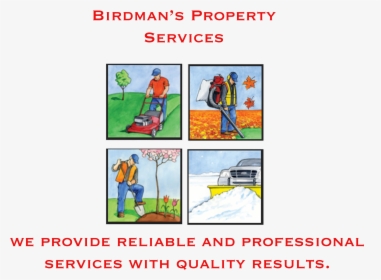 Birdman S Property Services - Poster, HD Png Download, Transparent PNG