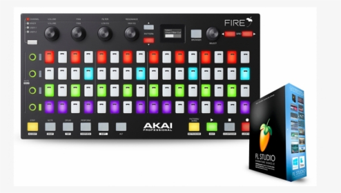 Akai Professional Fire Fl Studio Controller With Fl - Akai Fire Fl Studio, HD Png Download, Transparent PNG