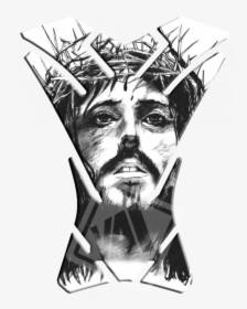 Jesus Cristo Desenho Png , Png Download - Jesus Crown Of Thorns, Transparent Png, Transparent PNG