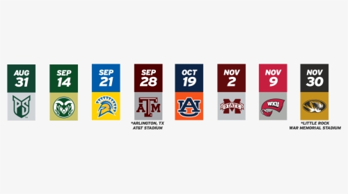 Home Schedule - Razorback 2019 Tickets, HD Png Download, Transparent PNG