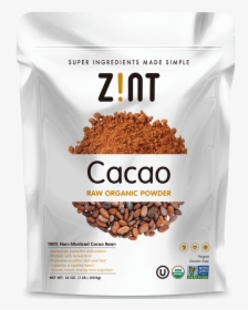 Zint Raw Organic Cacao Powder, HD Png Download, Transparent PNG