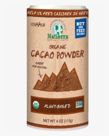 Plant-based Organic Cacao Powder - Natierra, HD Png Download, Transparent PNG