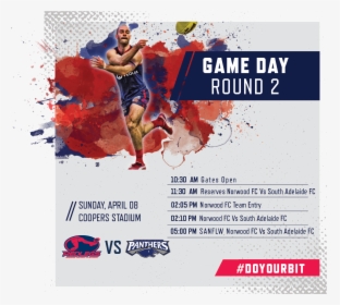 Round 2 Match Day Guide - South Adelaide Football Club, HD Png Download, Transparent PNG