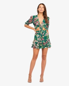 Tiffany Floral Top In Colour Amazon - Day Dress, HD Png Download, Transparent PNG