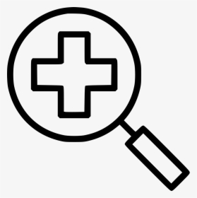 Search Searching Medicine Magnifying Glass Healthcare - Zoom Out Tool Icon, HD Png Download, Transparent PNG
