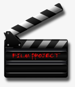 Cinema Clipart Film Slate - Transparent Slate For Film, HD Png Download, Transparent PNG