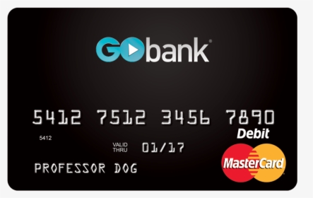 Visa Gift Card Prepaid Mastercard - Go Bank Master Card, HD Png Download, Transparent PNG