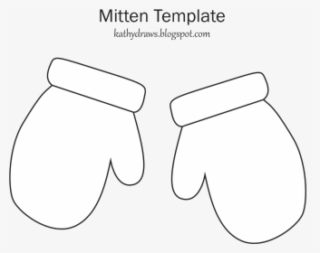 Mittens Awesome Clipart Design Digital Collection Bright - Black And White Mittens Clipart, HD Png Download, Transparent PNG