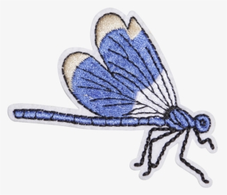 Custom Blue Dragonfly Embroidery Patch - Damselfly, HD Png Download, Transparent PNG