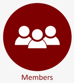 Members Text - Flat People Icon Png, Transparent Png, Transparent PNG