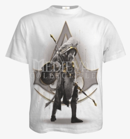 Assassins Creed Origins White T Shirt - Assassin's Creed Tshirt, HD Png Download, Transparent PNG
