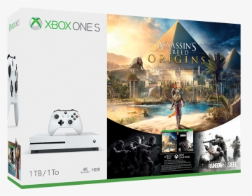 Assassin’s Creed Origins New Xbox One S Bundle Announced - Xbox One S Assassin's Creed Bundle, HD Png Download, Transparent PNG