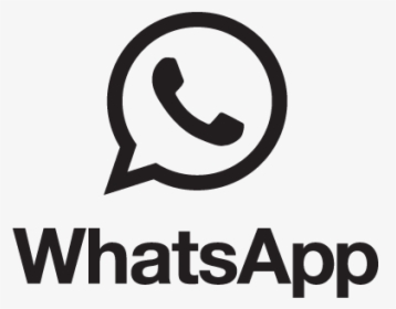 Logo Whatsapp - Whatsapp Logo Schwarz Weiß, HD Png Download, Transparent PNG
