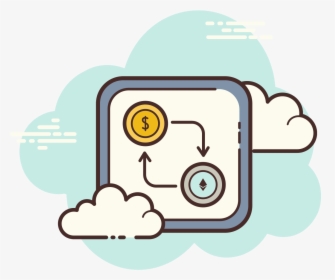 Troca Dinheiro Ethereum Icon - Cloud Icon Png, Transparent Png, Transparent PNG
