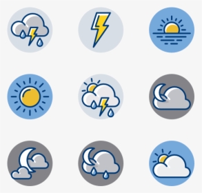 Weather - Png For Rainfall Icon, Transparent Png, Transparent PNG