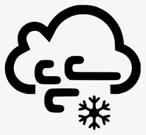 Transparent Cloud Wind Clipart - Cloud Thunder Icon Png, Png Download, Transparent PNG