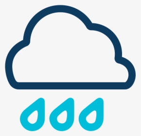 Cloud Rain Icon, HD Png Download, Transparent PNG
