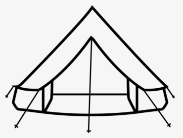 Bell Tent Line Drawing, HD Png Download, Transparent PNG