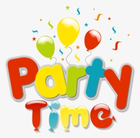 Birthday Party Text Png, Transparent Png, Transparent PNG
