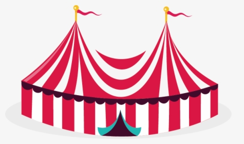 Transparent Carnival Tents Clipart - Circus Tent Cartoon Png, Png Download, Transparent PNG