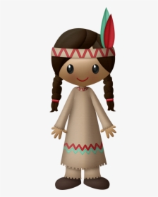 Transparent Cute Native American Clipart - Native American Doll Clipart, HD Png Download, Transparent PNG