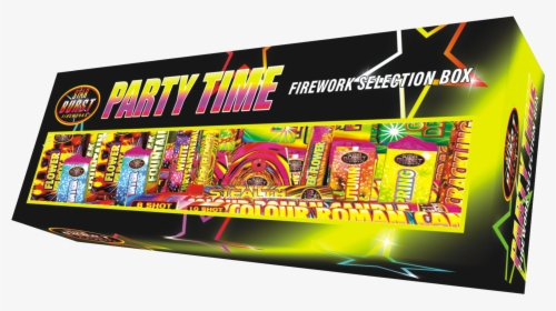Party Time Selection Box Firework, HD Png Download, Transparent PNG