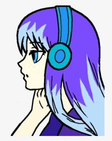 Anime Girl Not Colored, HD Png Download, Transparent PNG