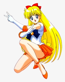 Sailor Moon Vs Winx - Sailor Moon Venus Png, Transparent Png, Transparent PNG