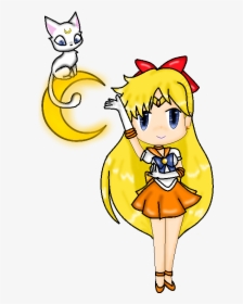 Sailor Venus - Cartoon, HD Png Download, Transparent PNG