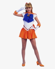 Transparent Sailor Venus Png - Sailor V Pretty Guardian Sailor Moon, Png Download, Transparent PNG