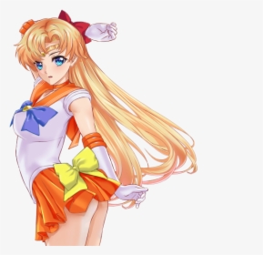 Aino Minako And Sailor Venus Drawn By Arion Canvas - Cartoon, HD Png Download, Transparent PNG
