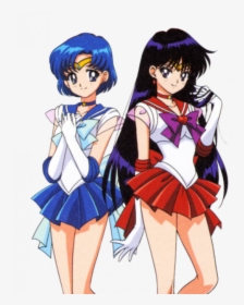 Sailor Mars And Sailor Mercury, HD Png Download, Transparent PNG
