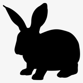 Easter Bunny Silhouette Png - Rabbit Silhouette Clip Art, Transparent Png, Transparent PNG