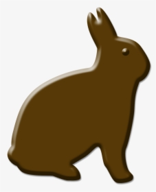 Clip Art Chocolate Bunny Clipart - Silhouette, HD Png Download, Transparent PNG