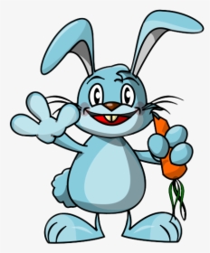 Animated Bunny Clipart Easter - Animated Bunny, HD Png Download, Transparent PNG