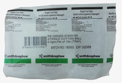 Smith And Nephew Packaging, HD Png Download, Transparent PNG