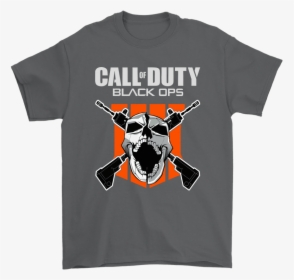 Call Of Duty Black Ops 4 Guns And Skull Shirts - Exhale Panda, HD Png Download, Transparent PNG