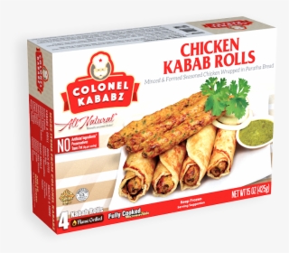 Transparent Eggroll Png - Colonel Kababz Chicken Seekh Kabab, Png Download, Transparent PNG