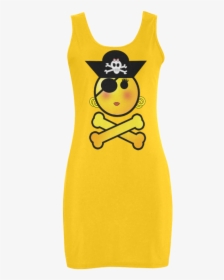 Smiley Emoji Girl Medea Vest Dress - Active Tank, HD Png Download, Transparent PNG