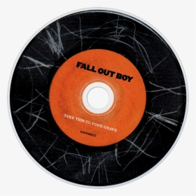 Fall Out Boy Take This To Your Grave Cd Disc Image - Fall Out Boy Take This To Your Grave Cd, HD Png Download, Transparent PNG