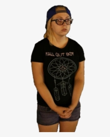 Fall Out Y T Shirt Clothing Black Sleeve Eyewear Joint - Active Shirt, HD Png Download, Transparent PNG
