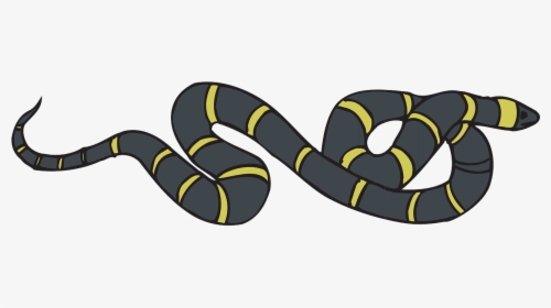 Black And Yellow Snake Png, Transparent Png, Transparent PNG
