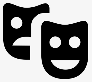 Transparent Comedy And Tragedy Masks Png - Smiley, Png Download, Transparent PNG