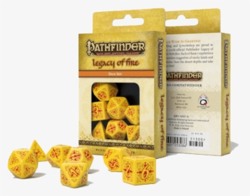 Dice 7 Set Pathfinder Legacy Of Fire      Data Rimg - Pathfinder Mummy's Mask Dice, HD Png Download, Transparent PNG