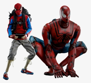 Peter Parker With Spider Bot 1/6th Scale Action Figure - Peter Parker And Spider Man Action Figure, HD Png Download, Transparent PNG
