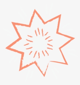 Vector Orange Firework - Transparent Summer Symbol, HD Png Download, Transparent PNG