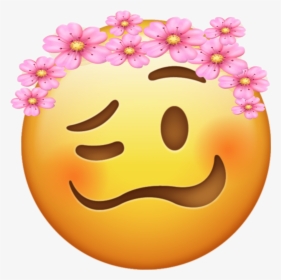 Iphone Flower Crown Emoji, HD Png Download, Transparent PNG