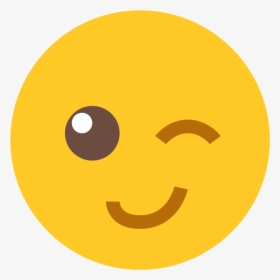 Cute Wink Emoji Png